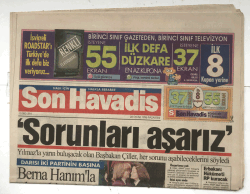 Son Havadis Gazetesi 22 Ocak 1996 - Atatürk Ve Celal Bayar GZ5516 - 2