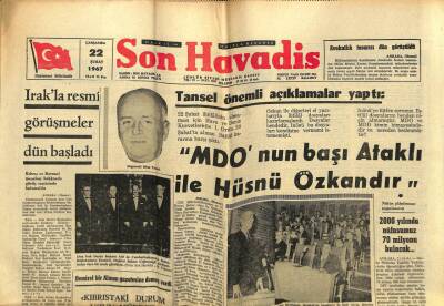 Son Havadis Gazetesi 22 Şubat 1967 - Hülya Koçyiğit Soyunmayı Reddetti GZ59360 - 1