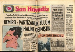 Son Havadis Gazetesi 22 Şubat 1978 - Yıldız Tezcan Bu Akşam 5 Türkü İle Ekranlarda GZ72344 - 1