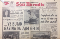 Son Havadis Gazetesi 22 Temmuz 1971 - ...Ve Bütün Gazına Da Zam Geldi - GZ12159 - 2