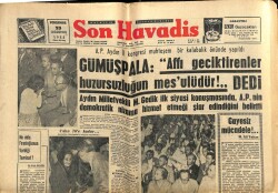 Son Havadis Gazetesi 23 Ağustos 1962 - Irak Hükümeti İşbirliği Teklifimizi Reddetti GZ102093 - 1