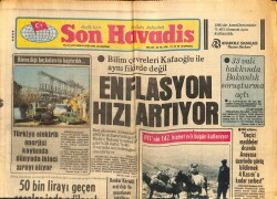Son Havadis Gazetesi 23 Ekim 1982 - Ankarada Bir PTT Müzesi Açılıyor - Enflasyon Hızlı Artıyor GZ102240 - 2