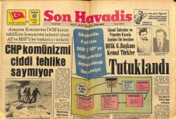 Son Havadis Gazetesi 23 Eylül 1976 - CHP Komünizmi Ciddi Tehlike Saymıyor GZ65516 - 2
