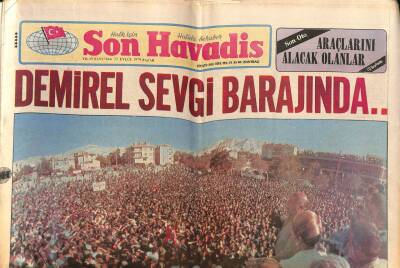 Son Havadis Gazetesi 23 Eylül 1979 - Akbank 167 Milyon Lira Vergi Ödeyerek Altın Madalya Aldı GZ69118 - 2