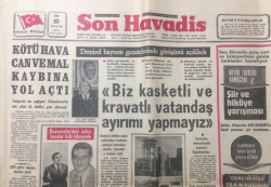 Son Havadis Gazetesi 23 Kasım 1971 - Kötü Hava Can Ve Mal Kaybına Yol Açtı - GZ12890 - 1