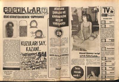 Son Havadis Gazetesi 23 Mart 1981 - Gönül Şenayın İşi Fala Kaldı GZ97934 - 1
