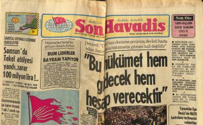 Son Havadis Gazetesi 23 Mayıs 1979 - Nil Burak Herkese Meydan Okudu..Rum Liderler Bayram Yapıyor GZ59034 - 1