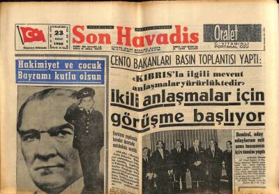 Son Havadis Gazetesi 23 Nisan 1966 - Çetin Altan İçin Takibat Açıldı GZ77473 - 1