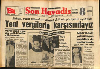 Son Havadis Gazetesi 23 Ocak 1964 - Rusyadan Gaz Yağı Alıyoruz GZ115570 - 1
