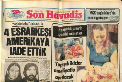 Son Havadis Gazetesi 23 Şubat 1981 - Yavuz Koral Her Gece Çiçek Yağmuruna Tutuluyor GZ102265 - 1