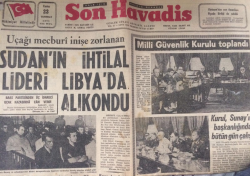 Son Havadis Gazetesi 23 Temmuz 1971 - Sudanın İhtilal Lideri Libyada Alıkondu - GZ12279 - 2