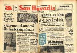 Son Havadis Gazetesi 24 Ağustos 1965 - Seferihisarda CHPli Gençler İstifa Ettiler GZ102284 - 2