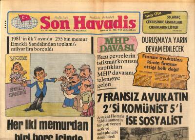 Son Havadis Gazetesi 24 Ağustos 1981 - Kaddafi , Akdeniz Ülkelerindeki ABD Üslerinin Kapatılmasını İstedi GZ92190 - 1