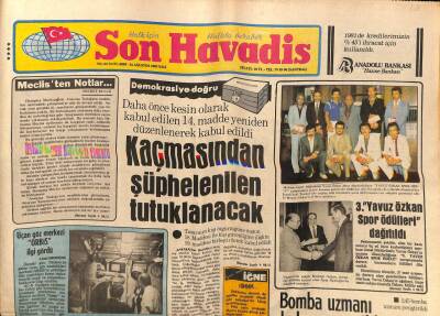 Son Havadis Gazetesi 24 Ağustos 1982 - Yeşim Nur Bayramda Sahneye İstanbulda Merhaba Diyecek GZ69121 - 2