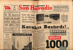 Son Havadis Gazetesi 24 Aralık 1962 - Gazinocular Halkı Soyuyor !... GZ69461 - 1