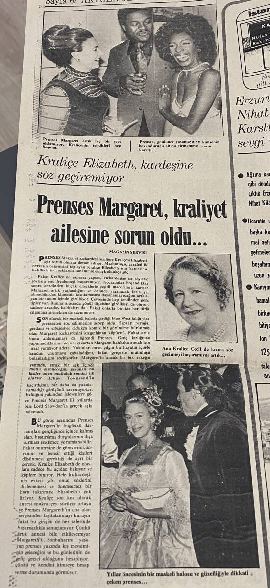 Son Havadis Gazetesi 24 Aralık 1978 - Kraliçe Elizabeth, Kardeşine Söz Geçiremiyor - Prenses Margaret, Kraliyet Ailesine Sorun Oldu GZ132651 - 2