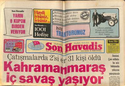 Son Havadis Gazetesi 24 Aralık 1978 - Neşe Karaböcek , Çakıl Müzikholünde Yapılacak Çekişte Olacak GZ73977 - 1