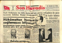 Son Havadis Gazetesi 24 Ekim 1963 - Fikret Hakan İğfal Ettiği Kızla Evlendi GZ102084 - 2
