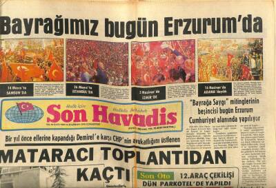 Son Havadis Gazetesi 24 Haziran 1978 - Erol Büyükburç 20 Yıllık Şöhretimi Hakkıyla Aldım Diyor GZ74063 - 1