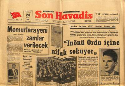 Son Havadis Gazetesi 24 Mart 1969 - Memurlara Yeni Zamlar Verilecek GZ65513 - 1