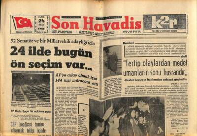 Son Havadis Gazetesi 24 Nisan 1966 - Ahmet Dallı Tedavi İçin İsviçreye Gitti GZ77474 - 1