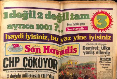 Son Havadis Gazetesi 24 Nisan 1979 - Filiz Akın Hayatını Plak Yapacak GZ69489 - 1