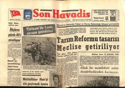 Son Havadis Gazetesi 24 Şubat 1968 - Aziz Nesin Karısı Meral Çelenden Boşandı... GZ65616 - 2