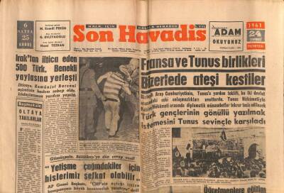 Son Havadis Gazetesi 24 Temmuz 1961 - Yüzbaşı Grissom Fezayı Anlattı GZ77441 - 1