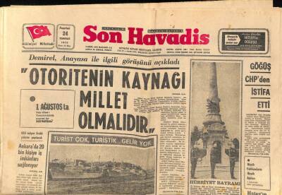 Son Havadis Gazetesi 24 Temmuz 1972 - Bursa Sağlık Koleji İlk Mezunlarını Verdi GZ114439 - 1