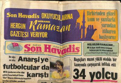 Son Havadis Gazetesi 24 Temmuz 1979 - Kamuran Akkor Ekranda GZ74061 - 1