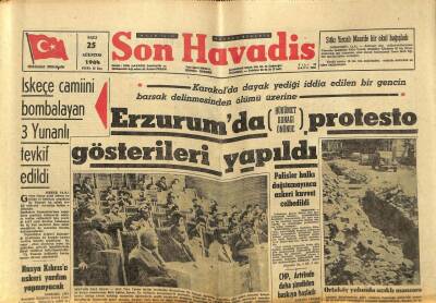 Son Havadis Gazetesi 25 Ağustos 1964 - 19 Yassıada Mahkumu Kasım Ayının Sonunda Tahliye Olacak GZ59474 - 1