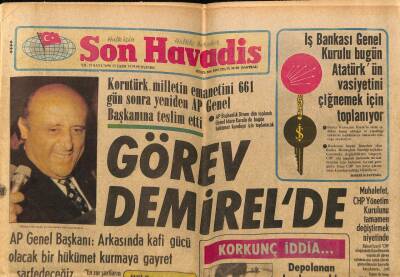 Son Havadis Gazetesi 25 Ekim 1979 - Emel Sayın 16 Yıl Sonra İlk Kez Anadolu Turnesine Çıkıyor GZ69753 - 3