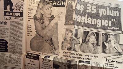 Son Havadis Gazetesi 25 Ekim 1979 - Emel Sayın 16 Yıl Sonra İlk Kez Anadolu Turnesine Çıkıyor GZ69753 - 2