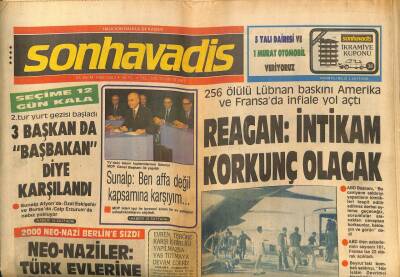 Son Havadis Gazetesi 25 Ekim 1983 - Sanatçı Ayşe Tunalı Tekvandoya Başladı GZ102161 - 2