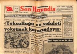 Son Havadis Gazetesi 25 Eylül 1965 - CHP Şimdiden Bütün Devlet Memurlarını AP İktidarına Karşı Tahrike Çalışıyor GZ65645 - 2