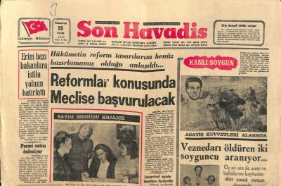 Son Havadis Gazetesi 25 Eylül 1971 - Ataş Grevi Akaryakıt Sıkıntısına Yol Açıyor GZ113997 - 1