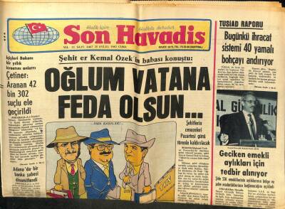 Son Havadis Gazetesi 25 Eylül 1981 - Sonunda Kibariye de Modaya Uydu GZ102211 - 2