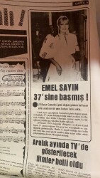 Son Havadis Gazetesi 25 Kasım 1982 - Emel Sayın 37sine Basmış GZ69045 - 4