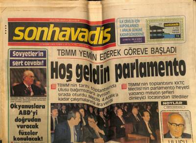 Son Havadis Gazetesi 25 Kasım 1983 - Sovyetlerin Cevabı,Okyanuslara ABDyi Doğrudan Vuracak Füzeler Konulacak GZ58571 - 1