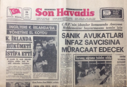 Son Havadis Gazetesi 25 Mart 1972 - Amerika Türk Tabipler Birliği Bir Balo Verdi - GZ12213 - 2