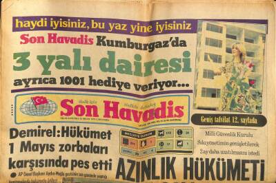 Son Havadis Gazetesi 25 Nisan 1979 - Sevda Ferdağ , Sahne Kıyafetlerinde İranlı Dini Lideri Örnek Aldı GZ102255 - 2