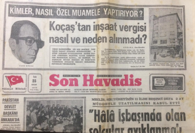 Son Havadis Gazetesi 25 Ocak 1972 - İnönü İdamlara Ve Sıkı Yönetime Karşı Çıktı - GZ12876 - 1