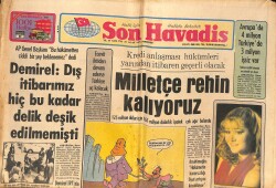 Son Havadis Gazetesi 25 Ocak 1979 - Demirel : Dış İtibarımız Hiç Bu Kadar Delik Deşik Edilmemiştir - Zeki Müren'i Tanıdılar Hediyeler Kazandılar GZ133542 - 1