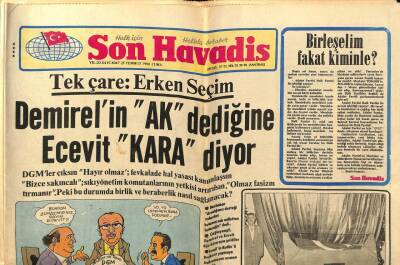 Son Havadis Gazetesi 25 Temmuz 1980 - Yeni Bir Emel Sayın Doğuyor GZ74050 - 1