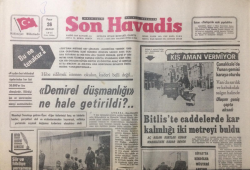Son Havadis Gazetesi 26 Aralık 1971 - Demirel DüşmanlığıNe Hale Getirildi? - GZ12823 - 2