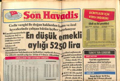 Son Havadis Gazetesi 26 Aralık 1980 - Almanyaya Nehir Gemisi İnşa Ediyoruz - İstanbul Giyim Ve Gıda Fuarı Açıldı GZ121149 - 1