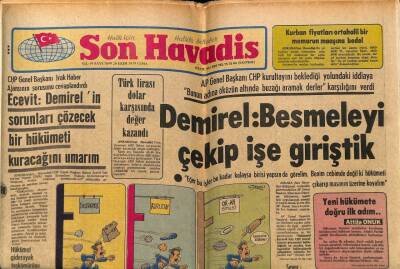 Son Havadis Gazetesi 26 Ekim 1979 - Şekip Ayhan Özışık Yaşam Savaşında Yalnız Bırakıldı GZ69752 - 1