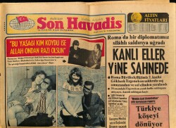 Son Havadis Gazetesi 26 Ekim 1981 - Türk Erkeklerinin Berline Girişi Yasaklandı GZ69085 - 2