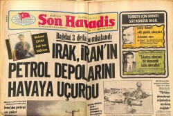 Son Havadis Gazetesi 26 Eylül 1980 - Irak, İran'ın Petrol Depolarını Havaya Uçurdu - Türkan Şoray Bir Jilet Reklamına Evet Dedi GZ149759 - 1