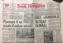 Son Havadis Gazetesi 26 Kasım 1971 - ErezKanunla İktisat Olmaz - GZ12861 - 2